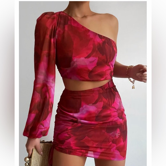 Hello Molly Calista Mini Dress Pink - Picture 6 of 6